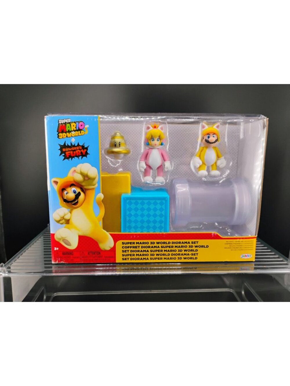 Super Mario 3D World Diorama Play Set Featuring Bowsers Fury
